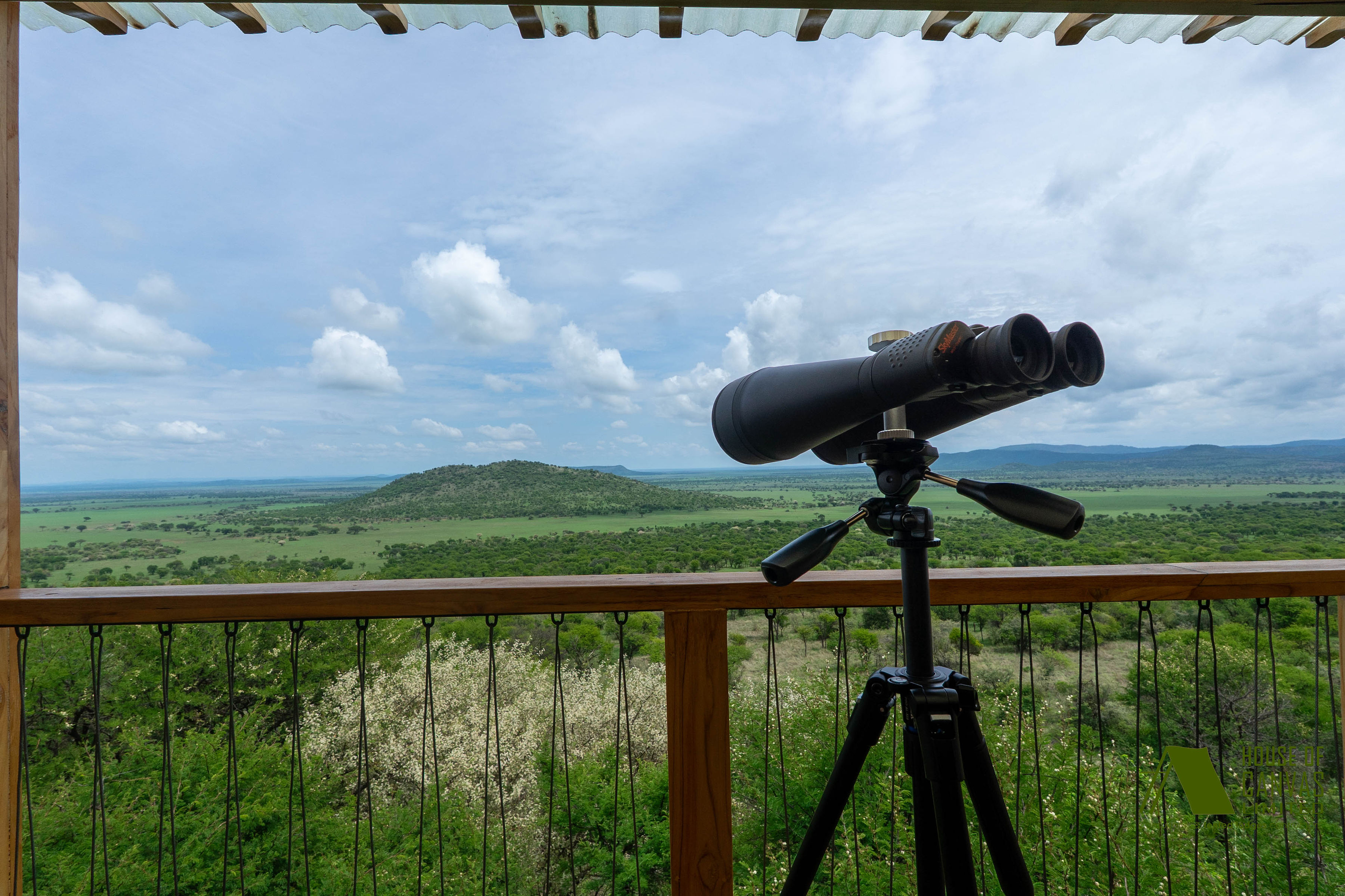Intimate tent interior with warm lighting