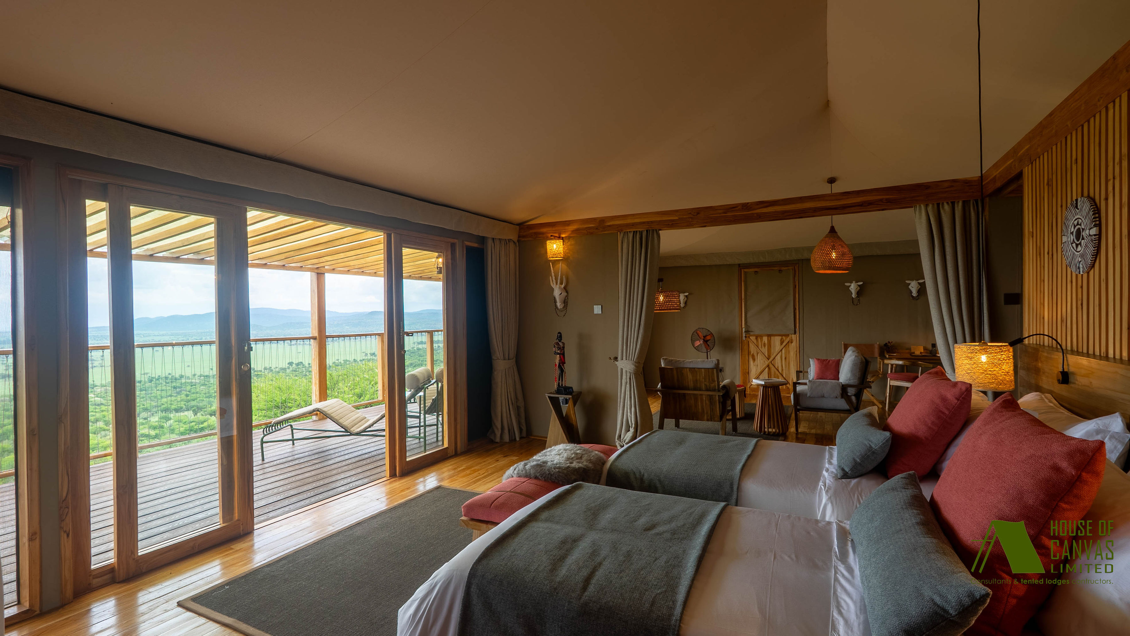 Luxury living space with handcrafted details