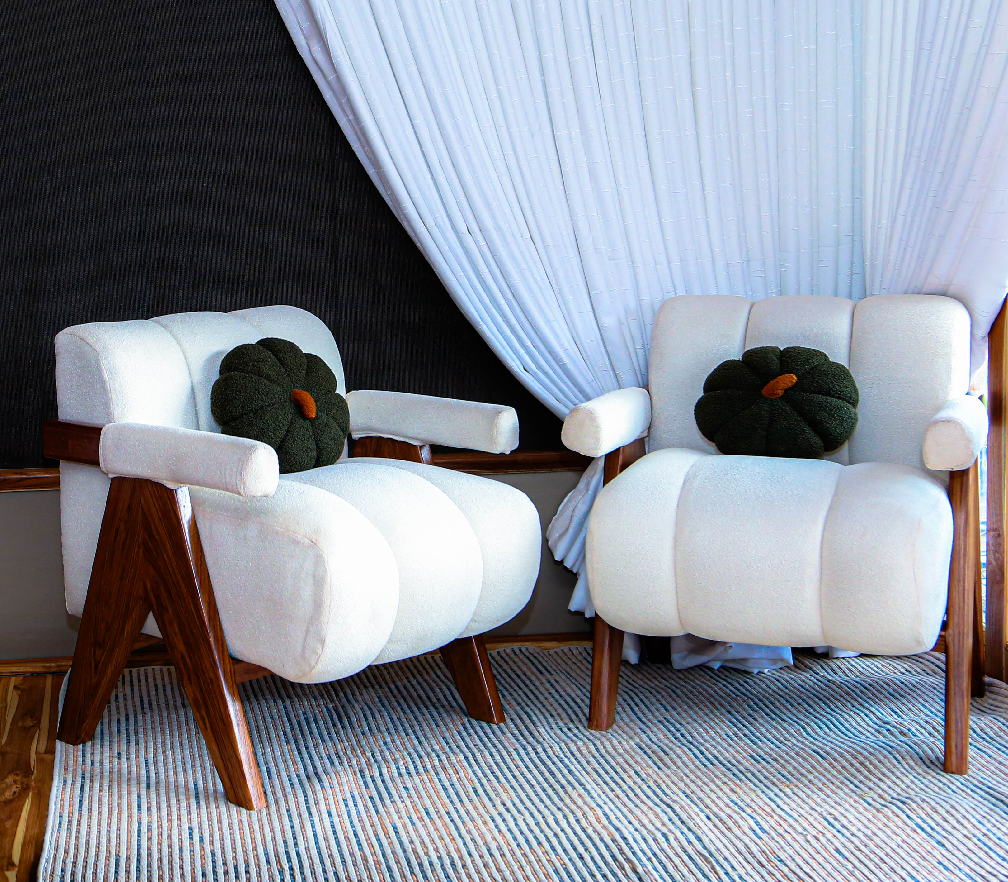 Luxury tent interior